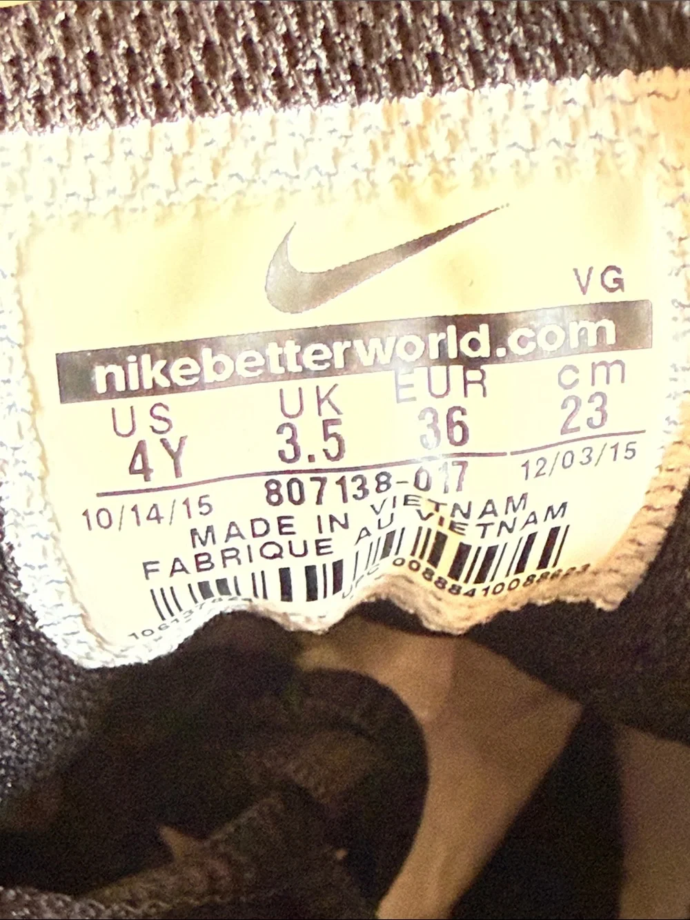 NIKE BASEBALL HUARACHE 2KFILTH KEYSTONE BOYS BASEBALL CLEATS BLACK WHITE SZ 4Y